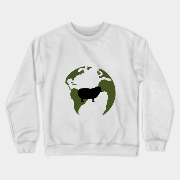 The World Around Ewe Logo Crewneck Sweatshirt by WorldAroundEwe